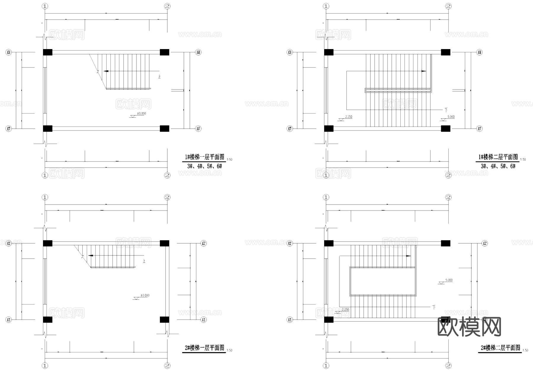 厂房工业车间建筑CAD施工图cad施工图