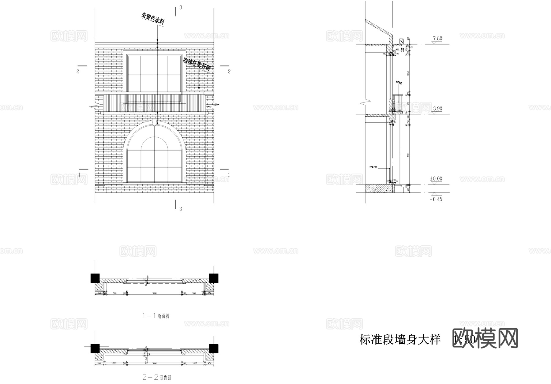 徐州国际学校幼儿园建筑CAD施工图集cad施工图
