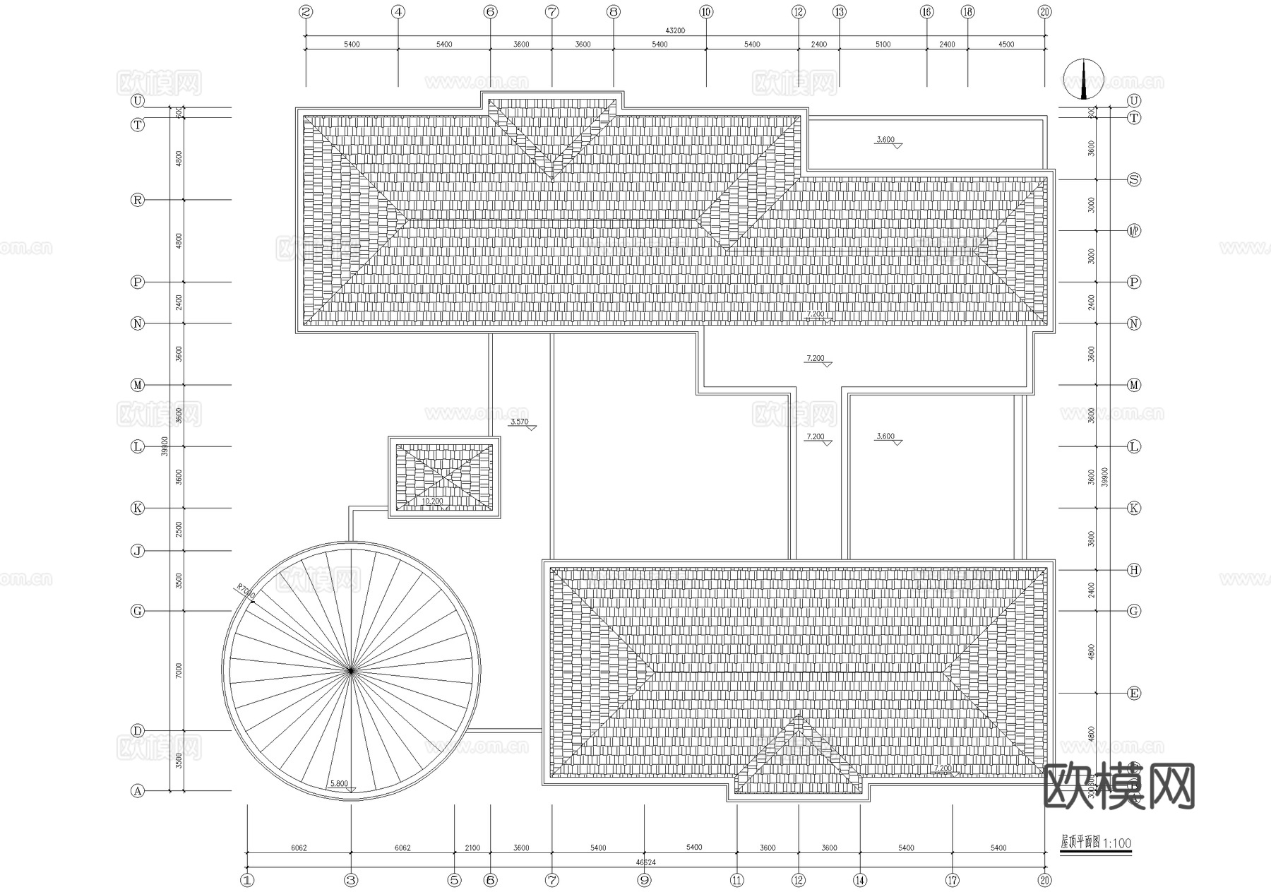 幼儿园建筑 二层托儿所cad施工图