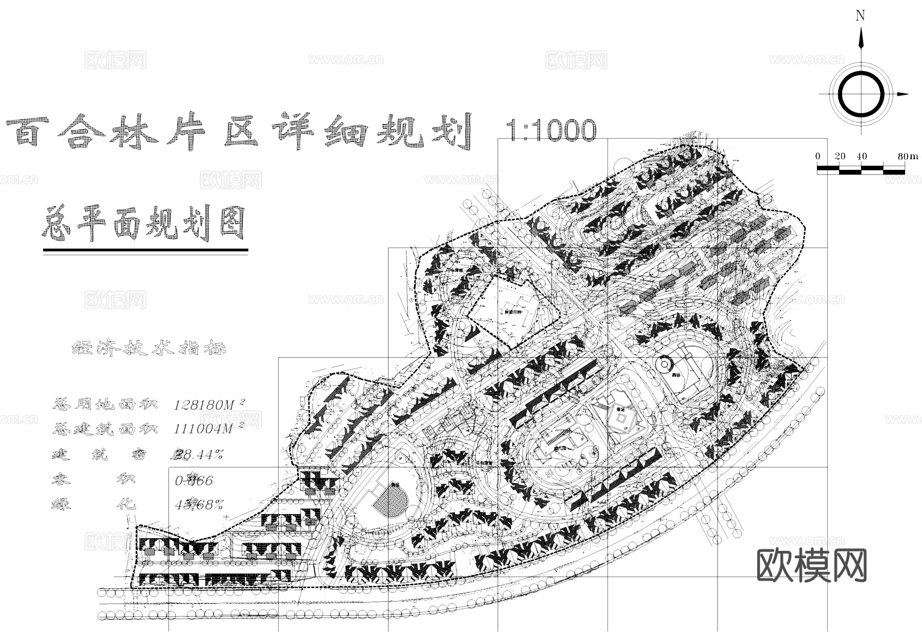 重庆高新技术产业区规划及住宅建筑单体CAD施工图cad施工图