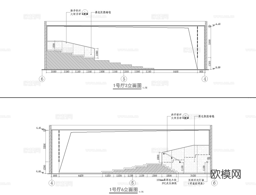 电影院 最新全套施工图设计cad施工图