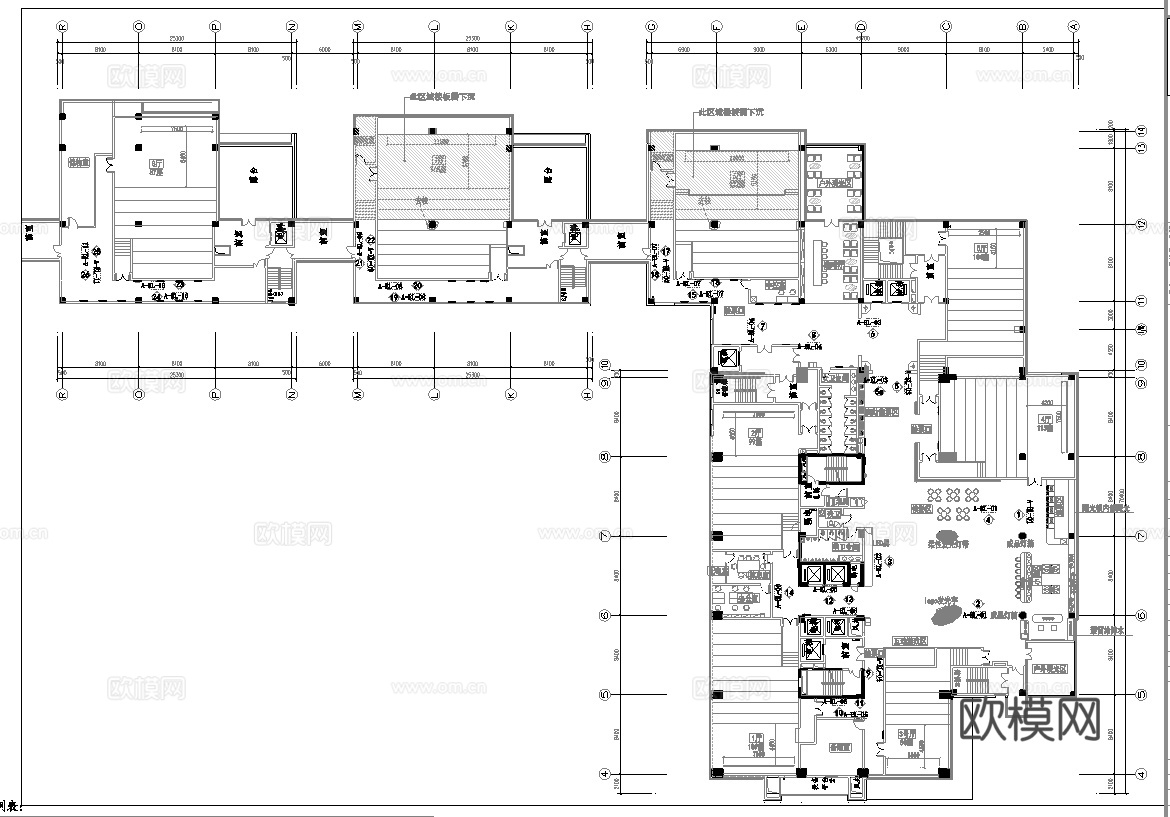 电影院 最新全套施工图设计cad施工图
