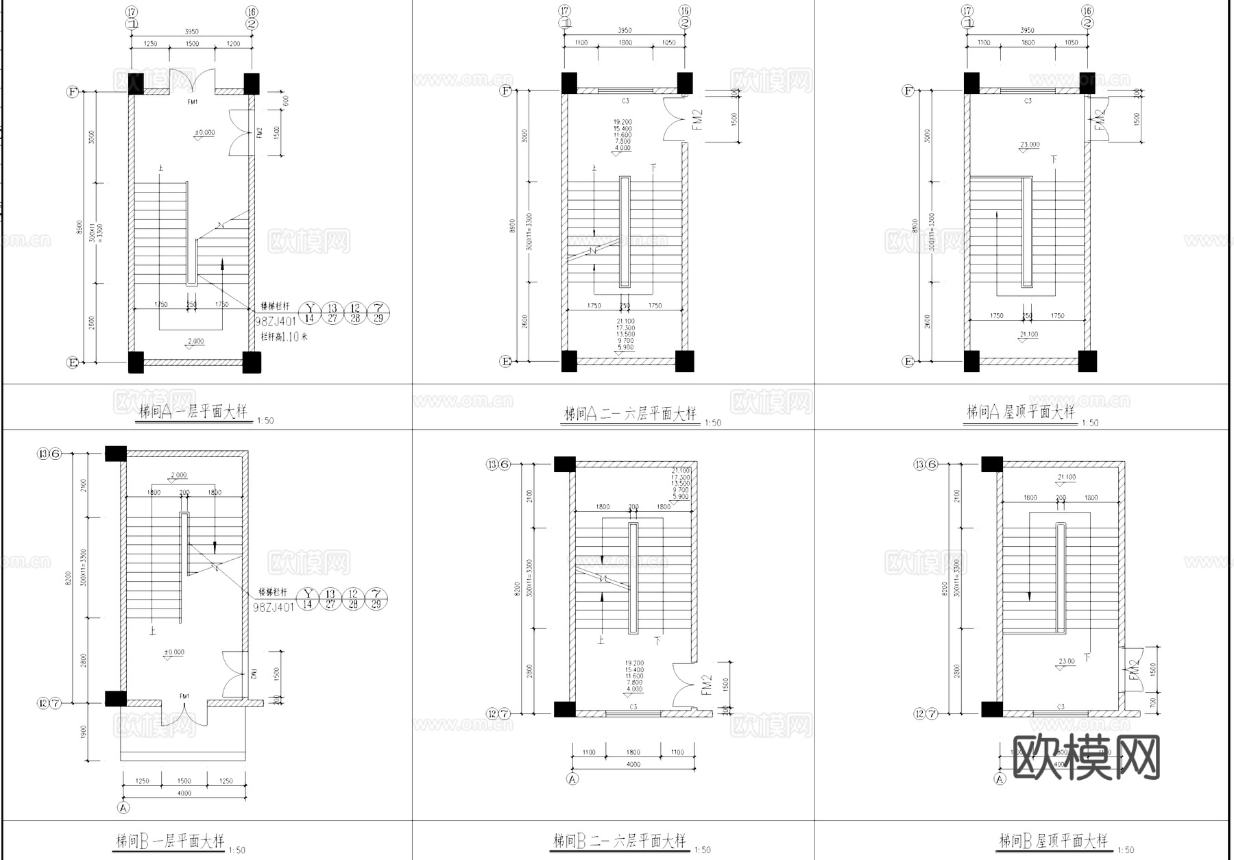 车间厂房工业建筑CAD施工图cad施工图