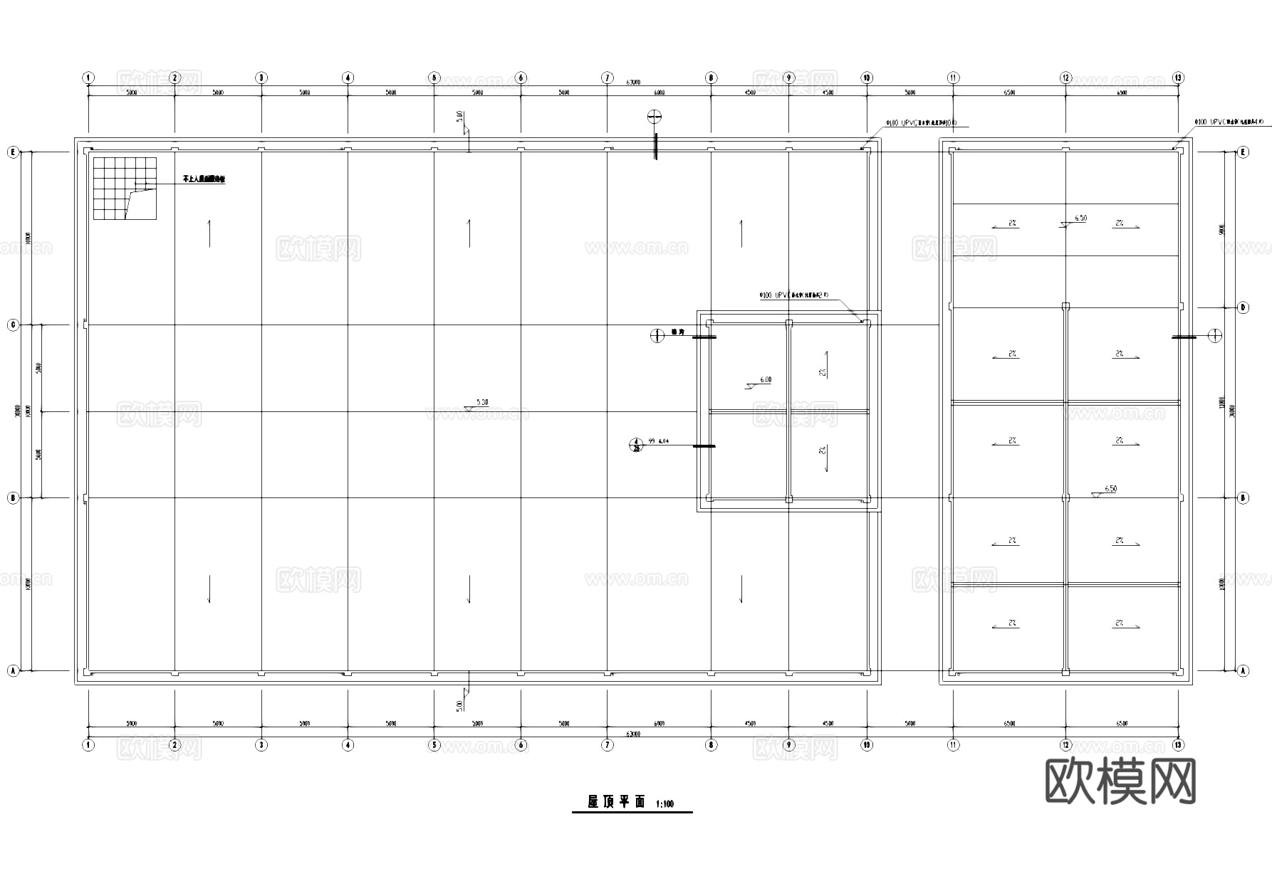 水产公司冷藏库冷冻间工业建筑CAD施工图cad施工图