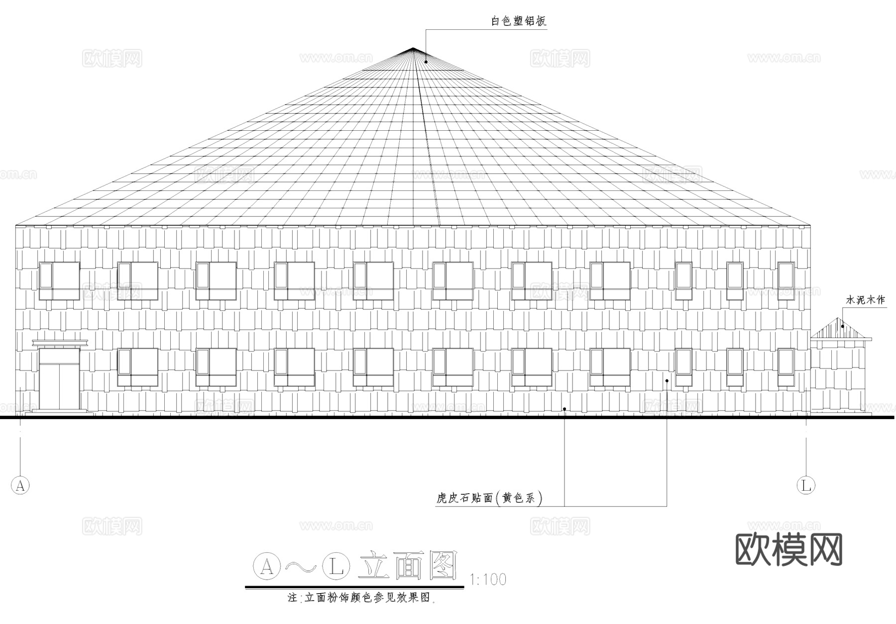 钢结构海珍品养殖大棚建筑CAD施工图cad施工图