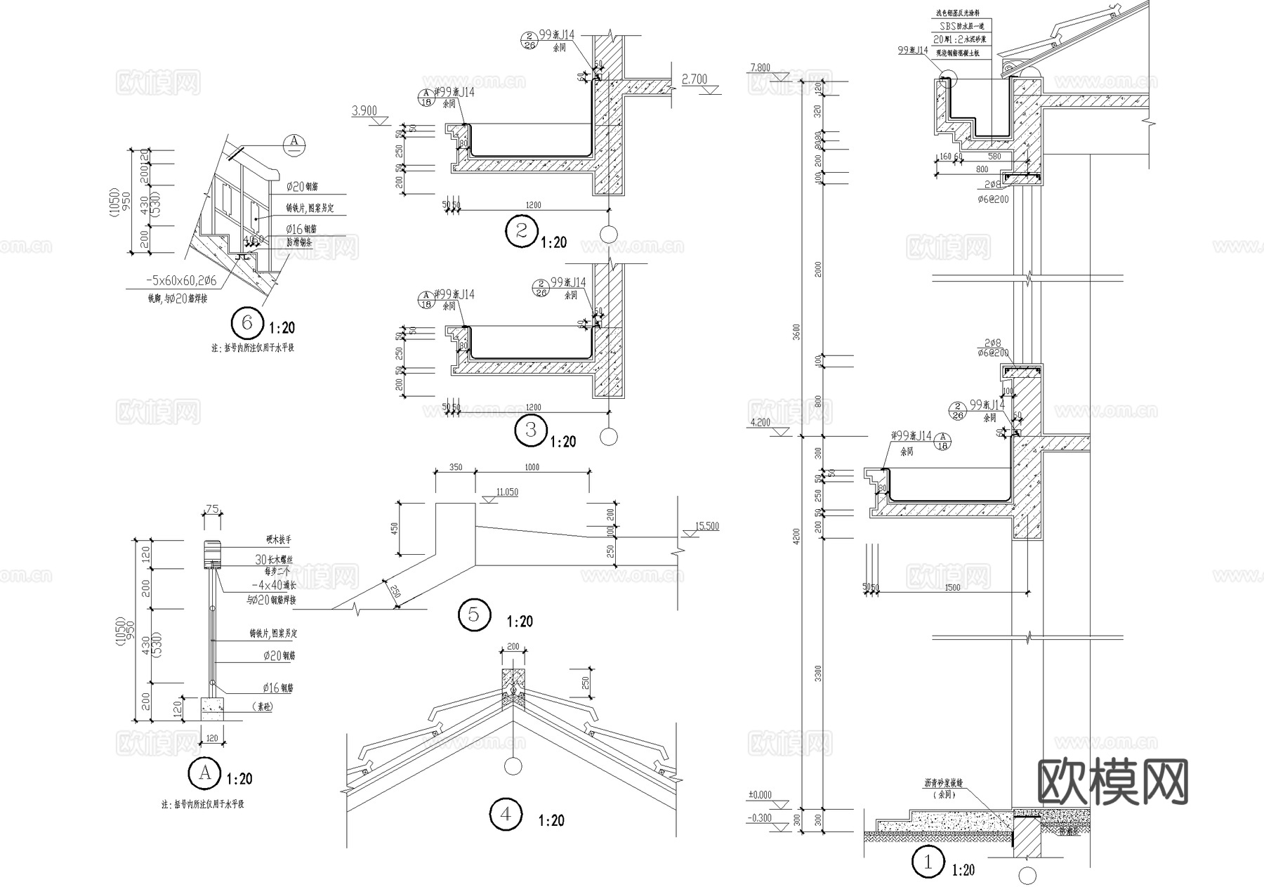 二层橡胶厂车间厂房丙类生产工业建筑cad施工图