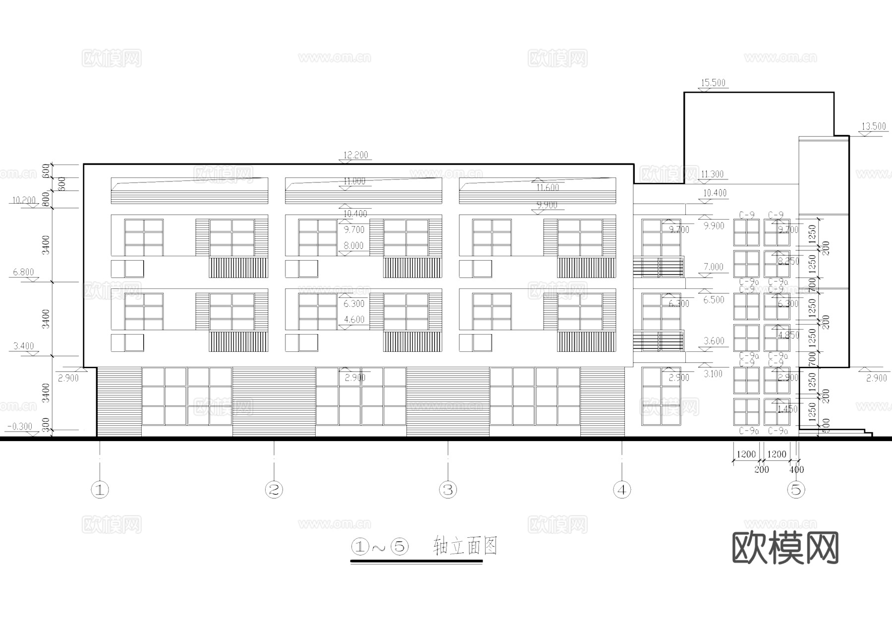 小区社区幼儿园建筑CAD施工图cad施工图cad施工图