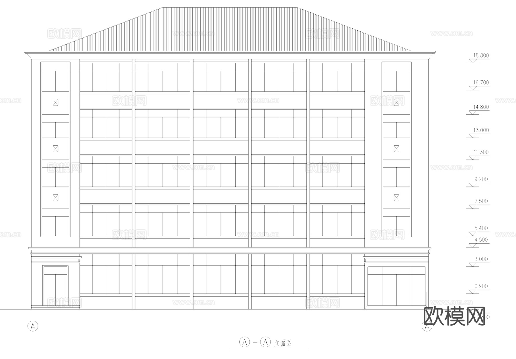 工业厂房办公建筑规划CAD施工图cad施工图