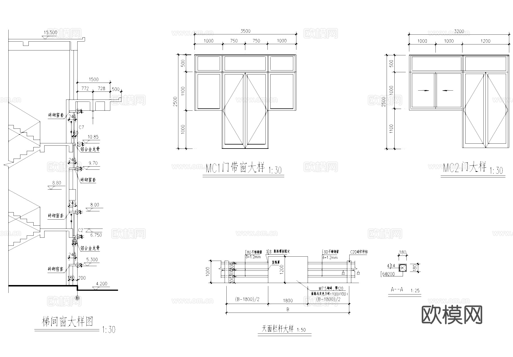 佛山九江基泵站重建工程厂房车间工业建筑CAD施工图cad施工图