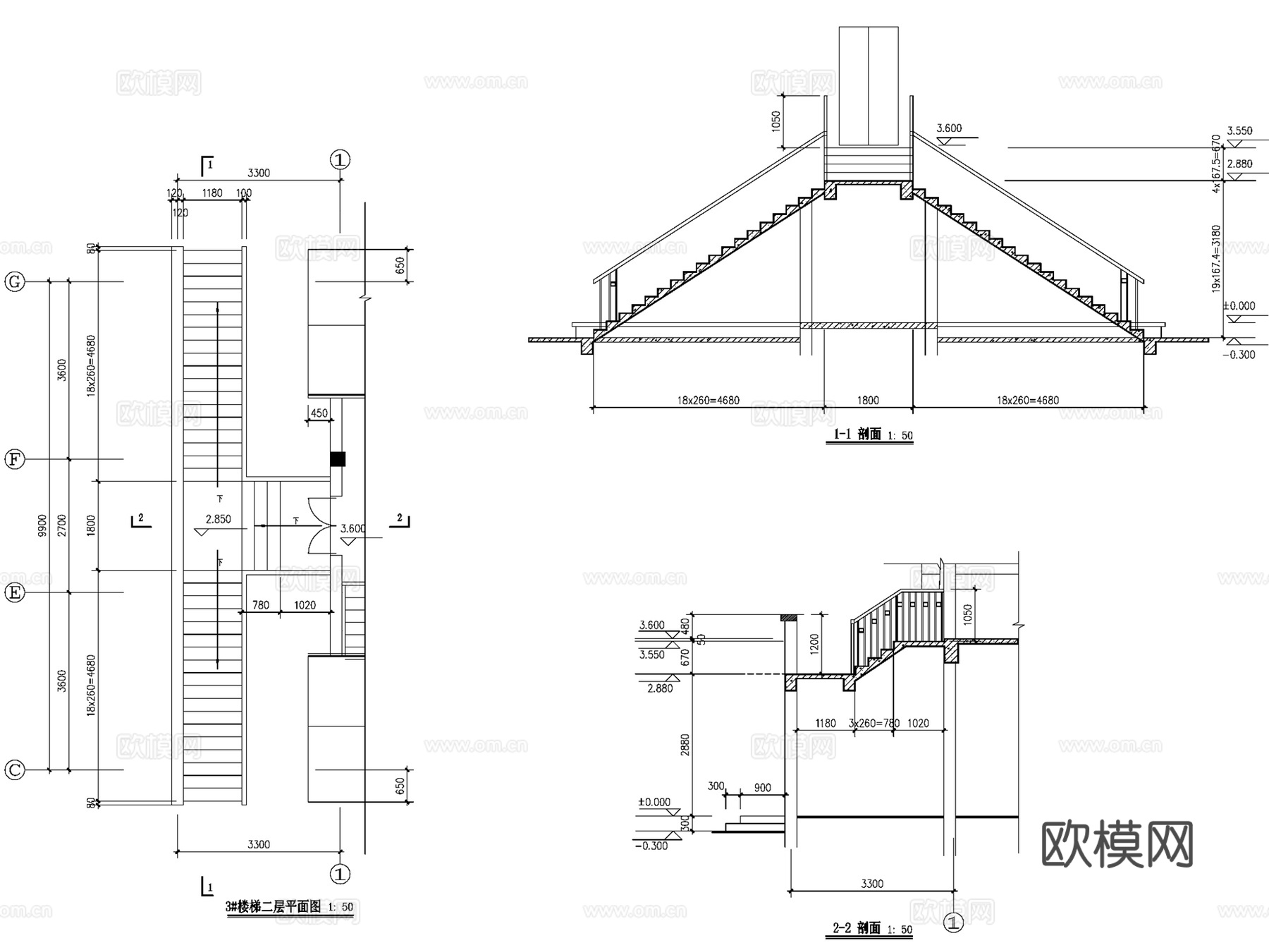万安秀水山庄欧式别墅建筑CAD施工图cad施工图