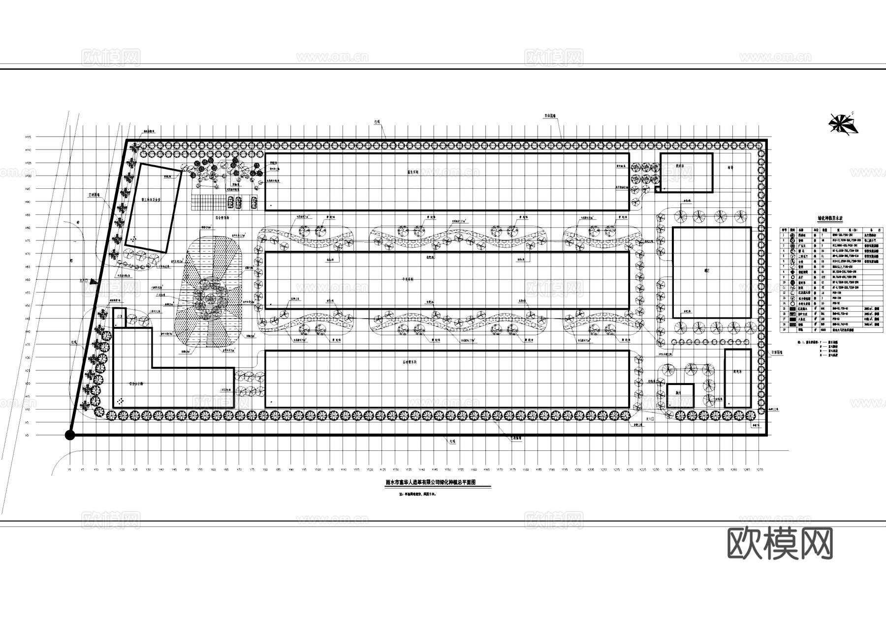 人造革工厂车间宿舍锅炉房配电房工业建筑规划CAD施工图cad施工图