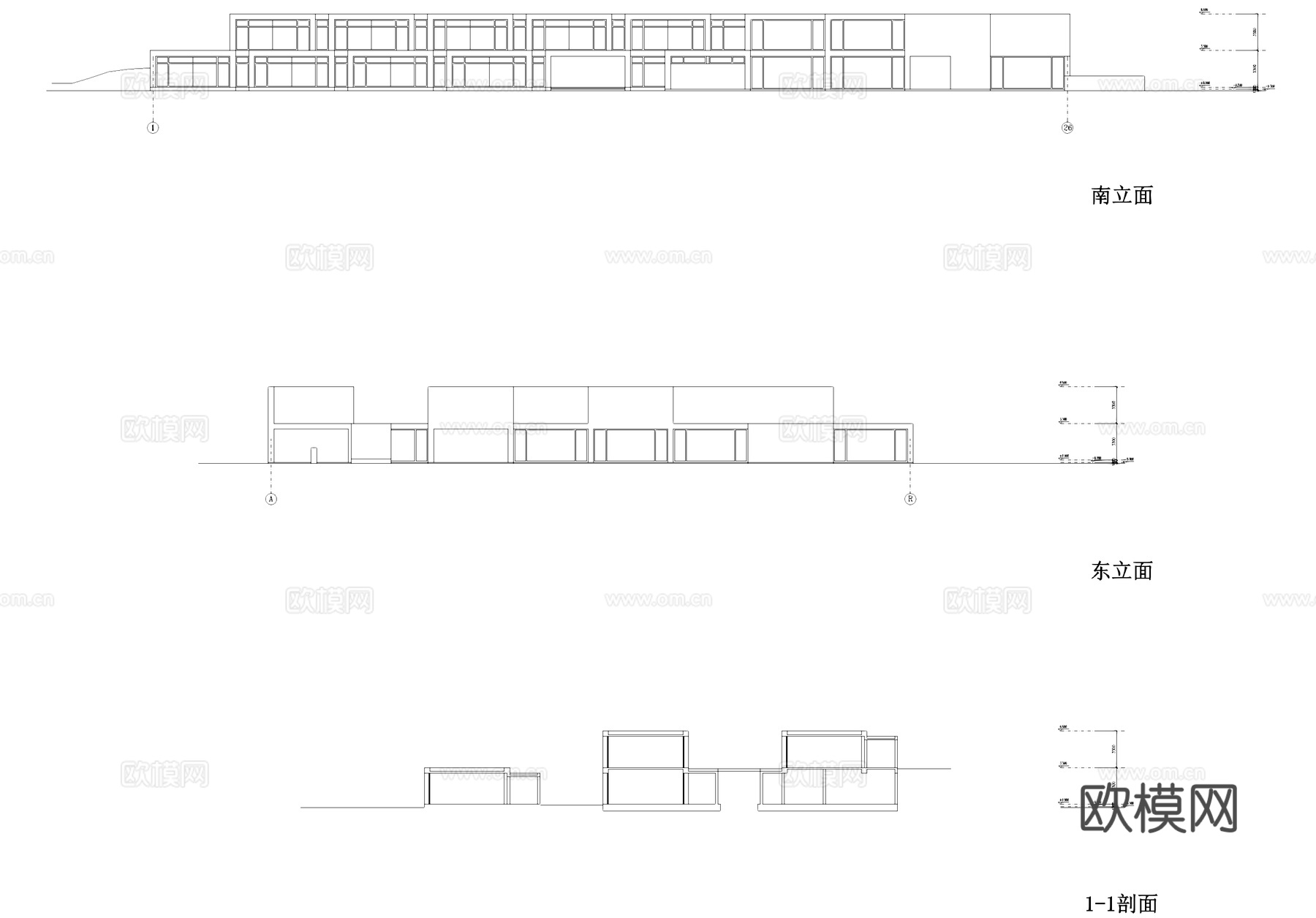 会所幼儿园建筑CAD施工图cad施工图cad施工图