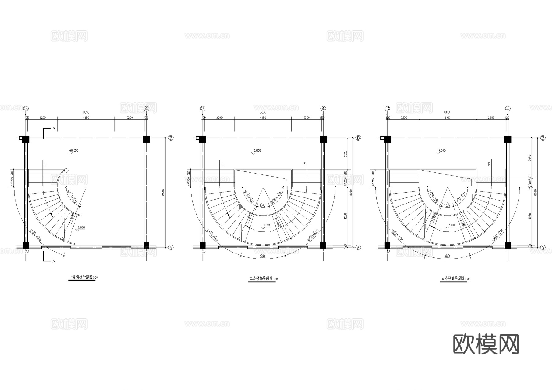 医用器械厂五层车间办公厂房工业建筑CAD施工图cad施工图