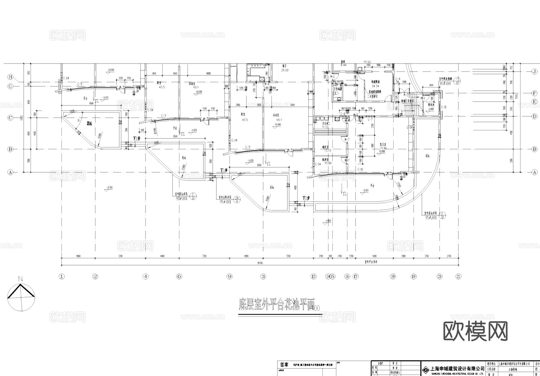 江杨基地幼儿园托儿所建筑CAD施工图cad施工图