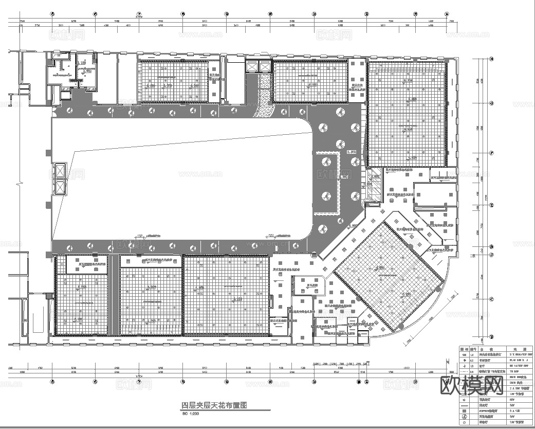 电影院 最新全套施工图设计cad施工图