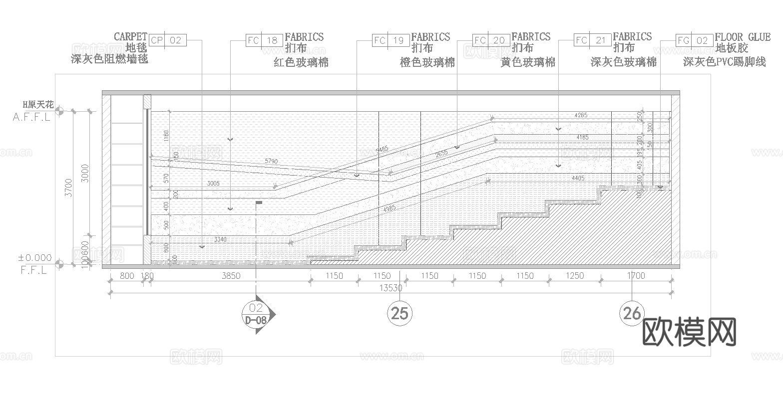 电影院 最新全套施工图设计cad施工图