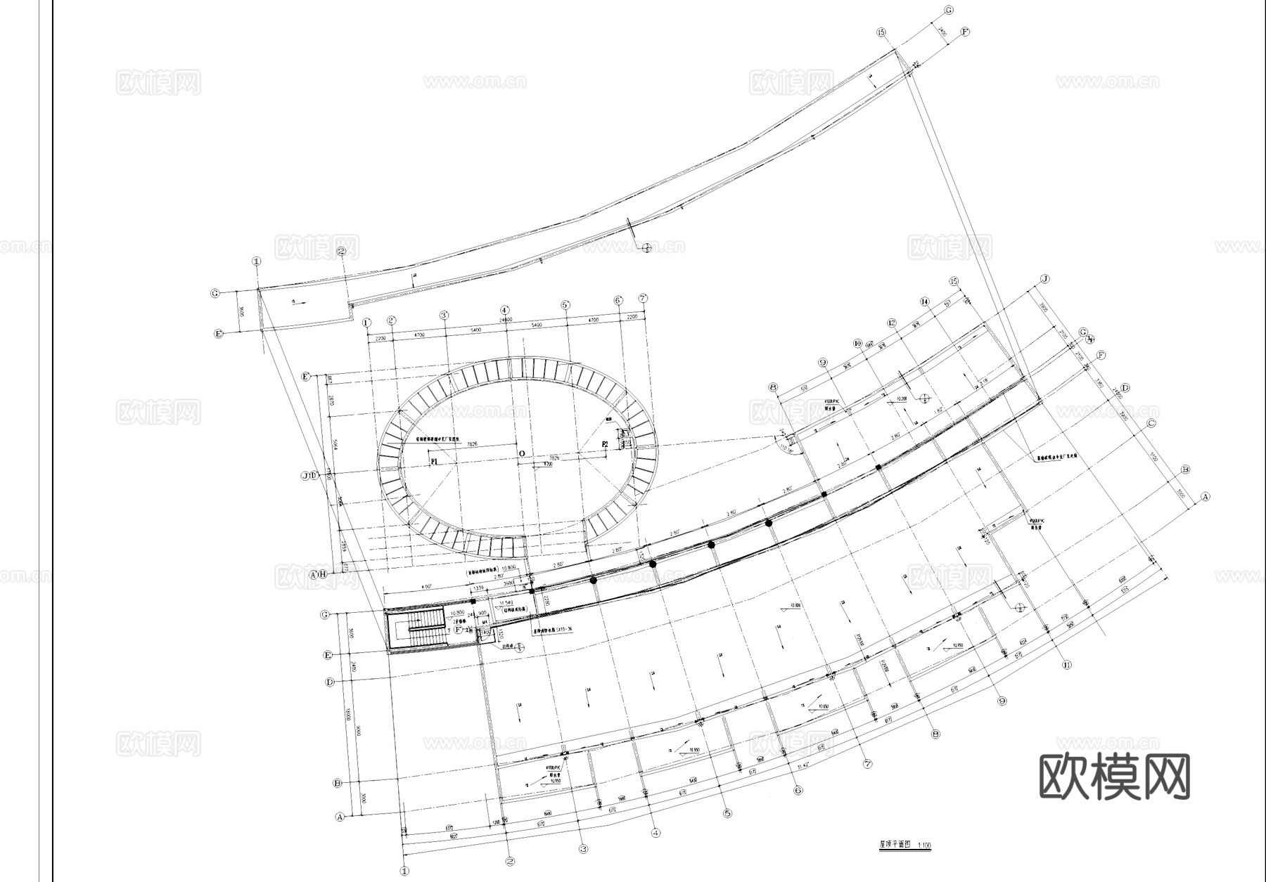 杭州和美地产住宅小区幼儿园建筑CAD施工图集cad施工图