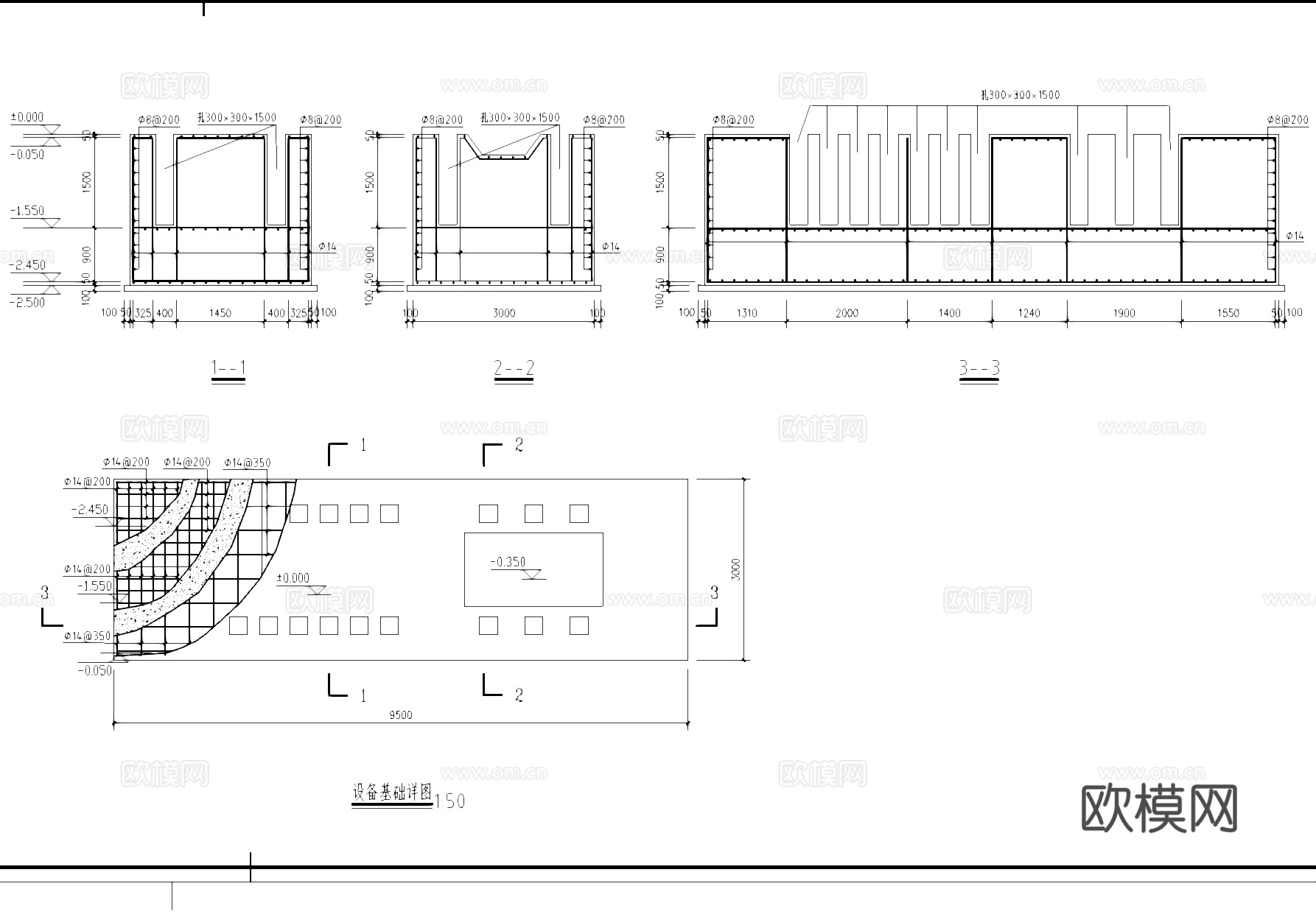 钢结构发电机房工业建筑结构CAD施工图cad施工图