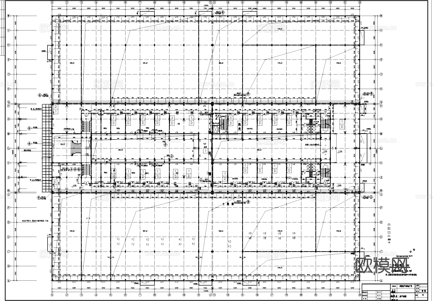 葵涌生产基地厂房工业建筑CAD施工图cad施工图