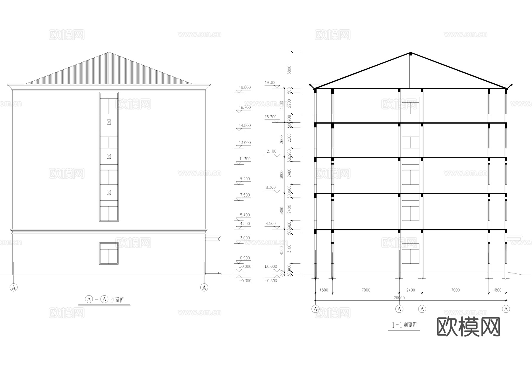 工业厂房办公建筑规划CAD施工图cad施工图