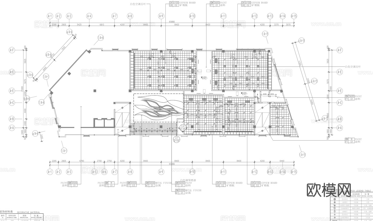 电影院  最新全套施工图设计cad施工图cad施工图