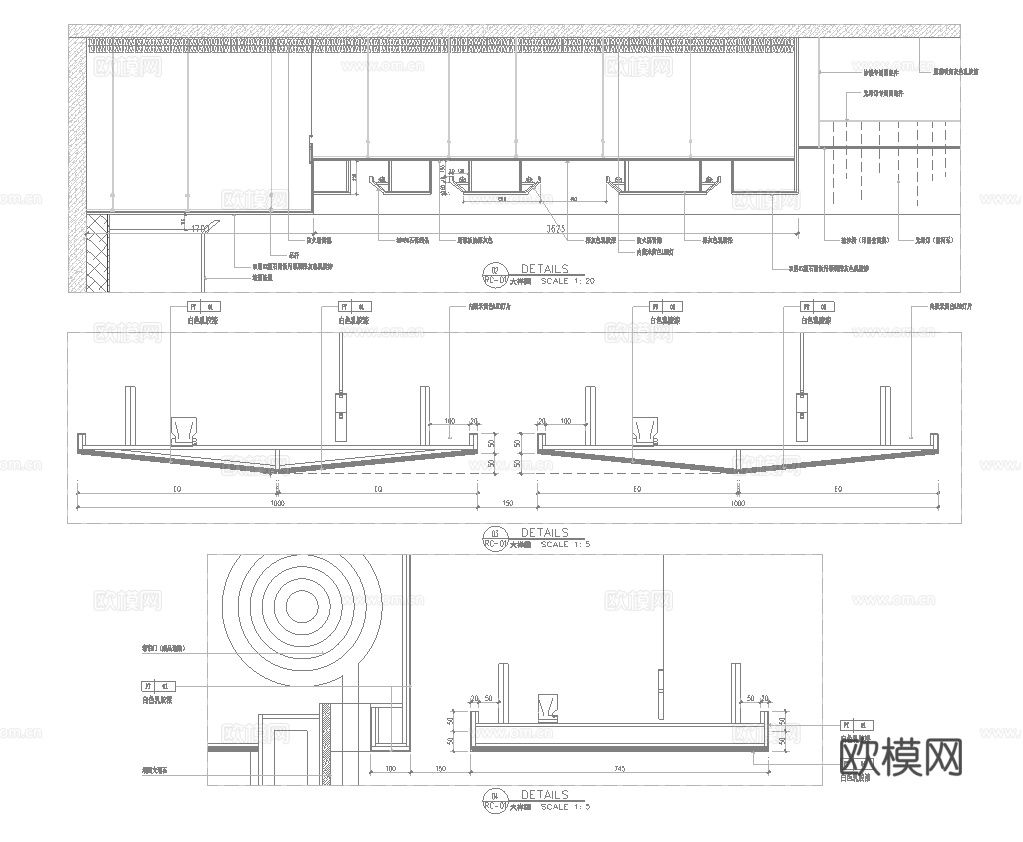 私人影院  最新全套施工图设计cad施工图