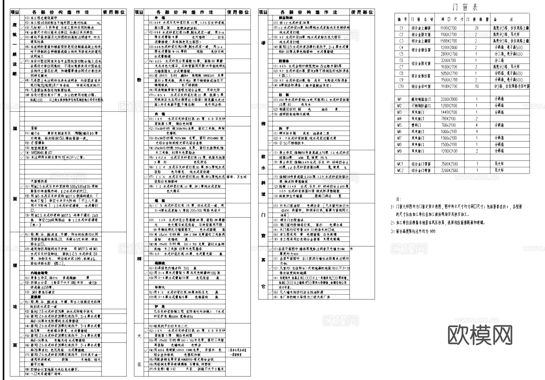 佛山九江基泵站重建工程厂房车间工业建筑CAD施工图cad施工图
