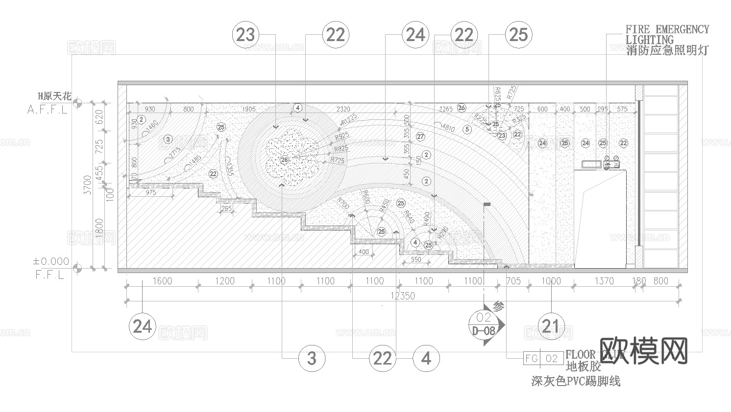 电影院 最新全套施工图设计cad施工图