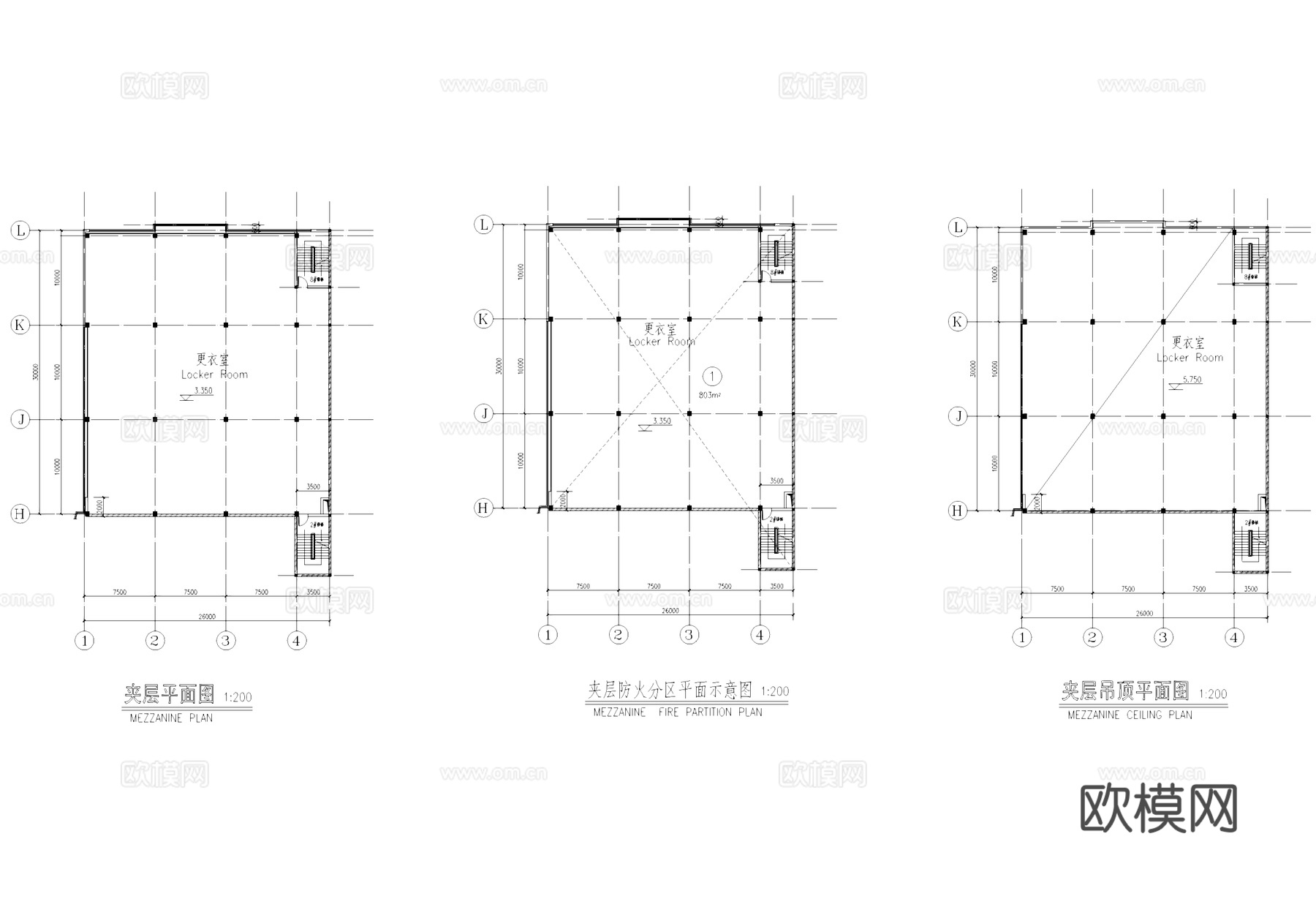 单层制造包装车间厂房工业建筑CAD施工图cad施工图