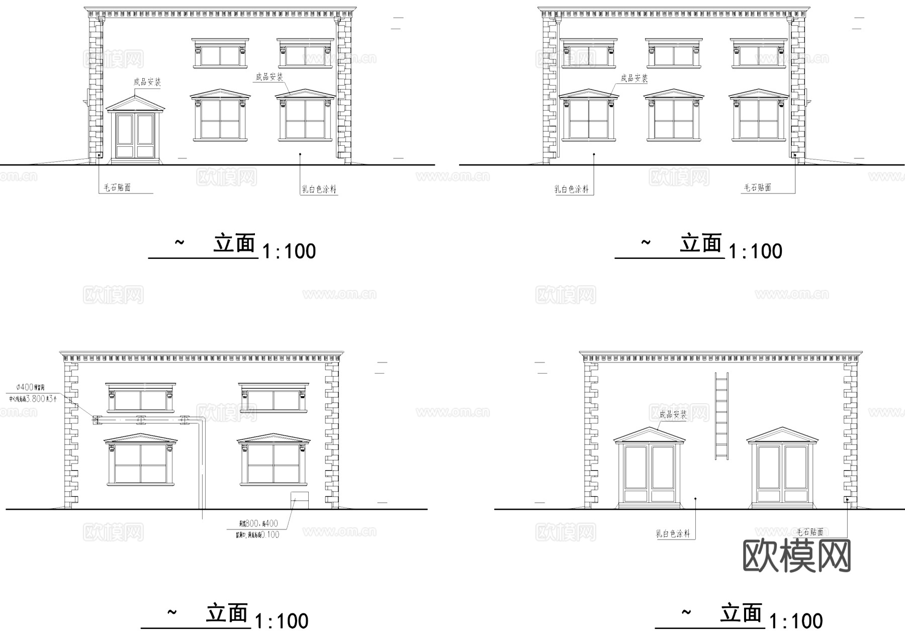 水厂变电房工业建筑CAD施工图集cad施工图