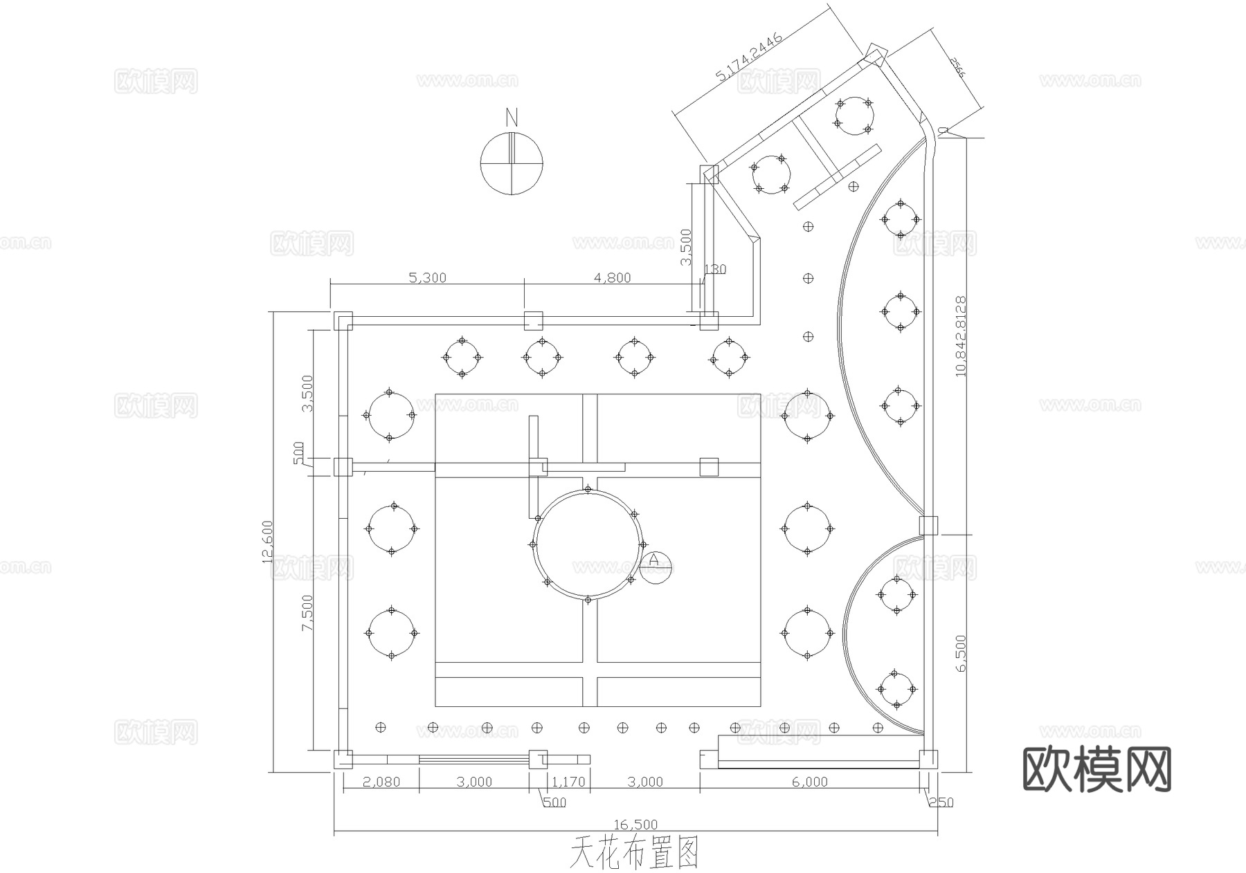 服装店 商铺服饰店 专卖店cad施工图