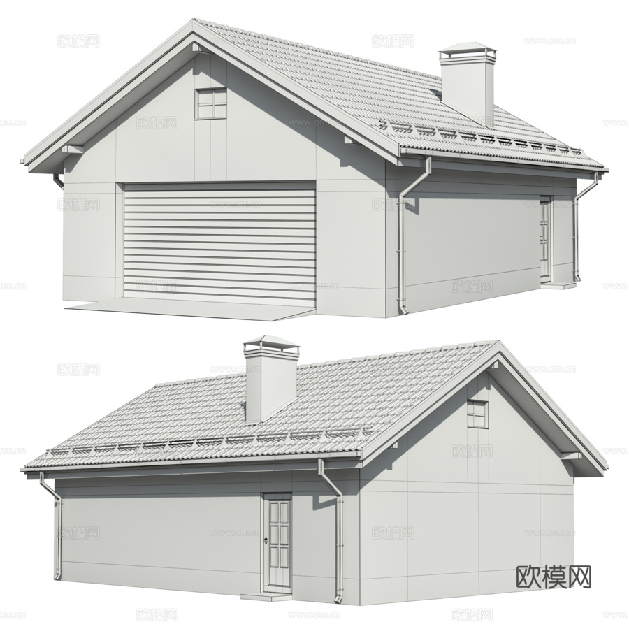 车库3d模型下载（渲染图6）