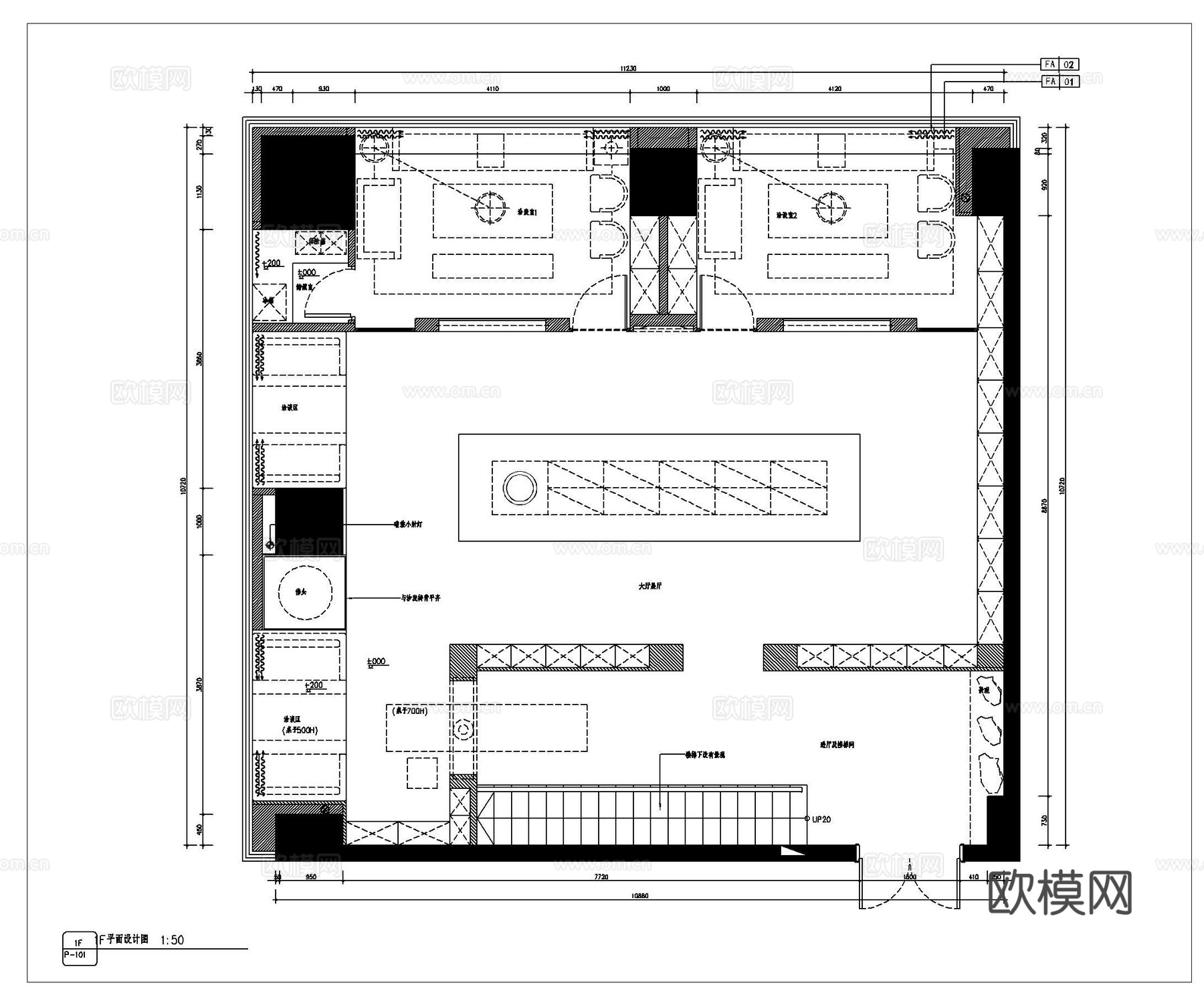 珠宝店 最新全套施工图设计cad施工图