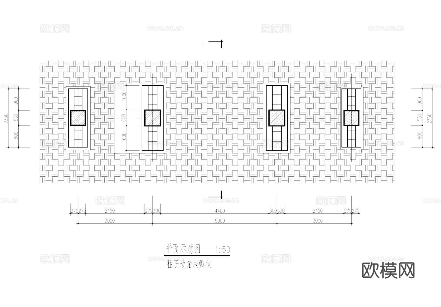 寺庙陵苑牌楼牌坊古建筑CAD施工详图cad施工图