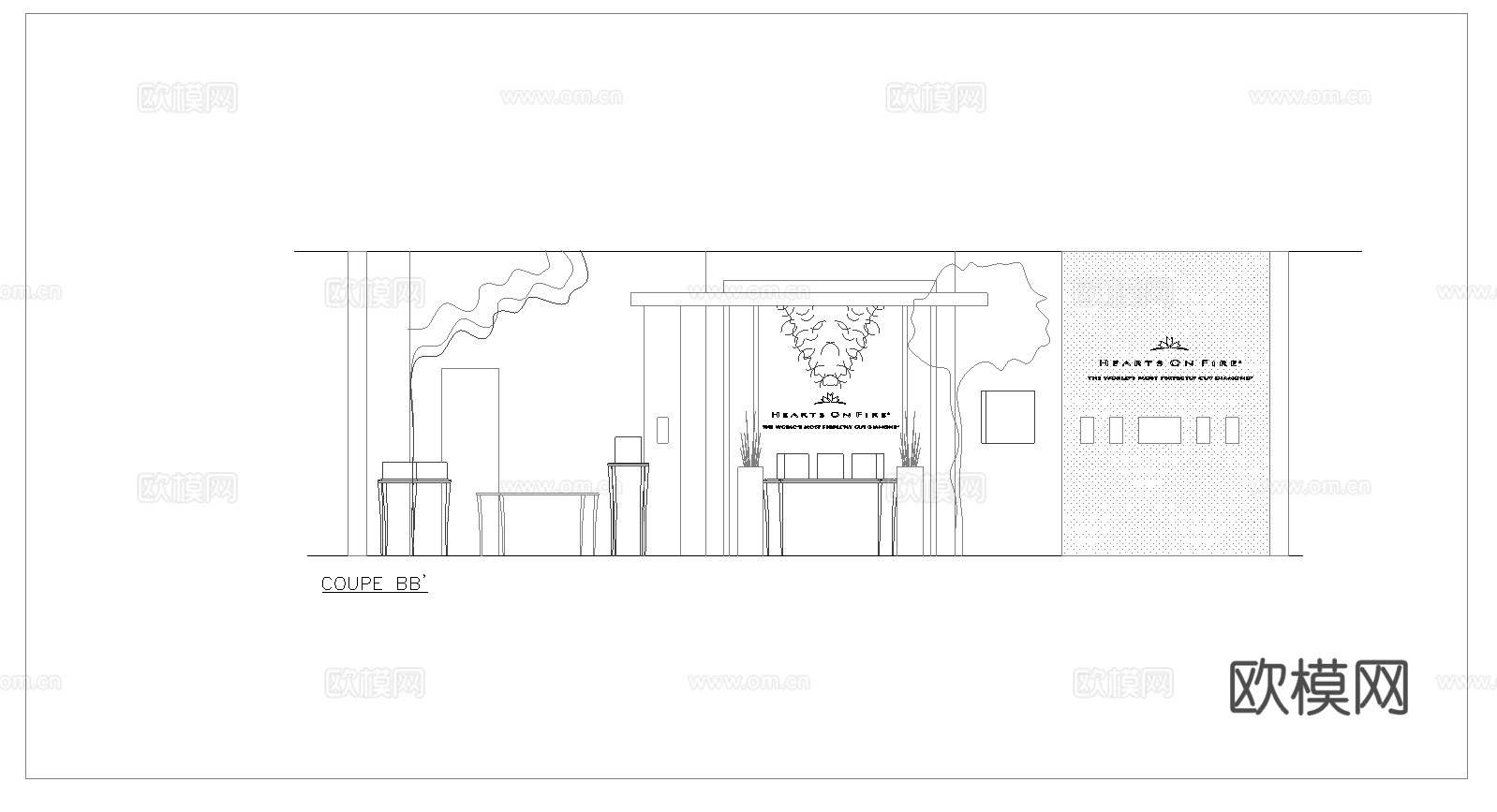 珠宝店 最新全套施工图设计cad施工图