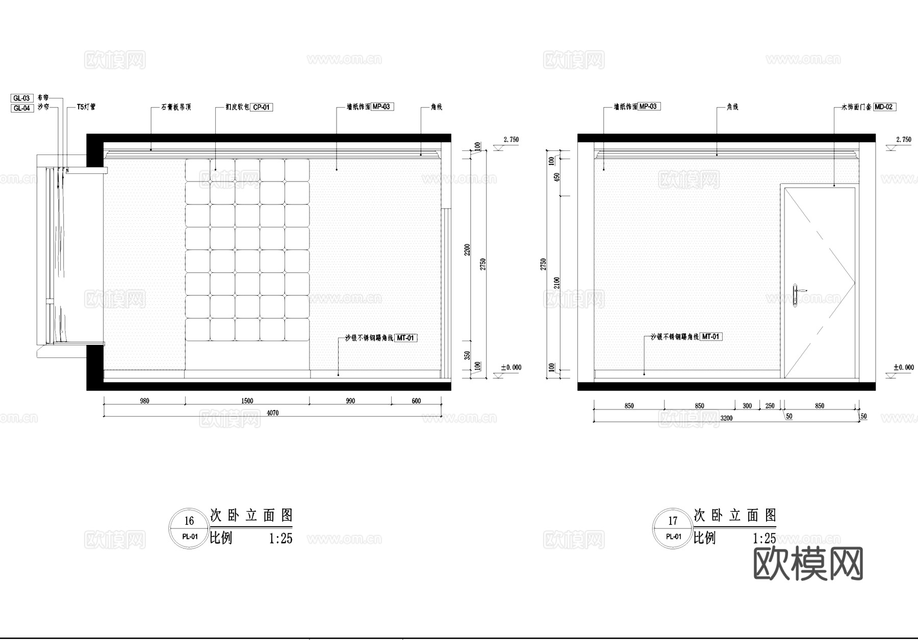 武汉沿海赛洛城住宅室内家装CAD施工图集cad施工图
