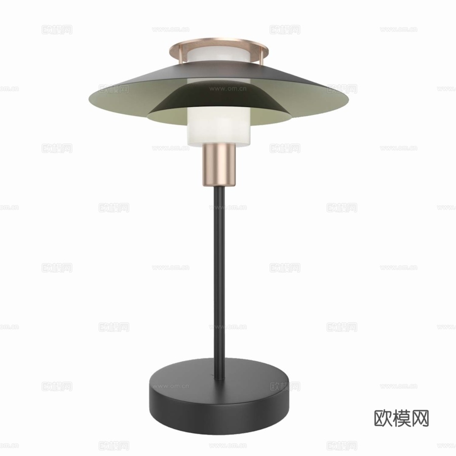 Halo Design品牌RIVOLI台灯3d模型下载（渲染图1）