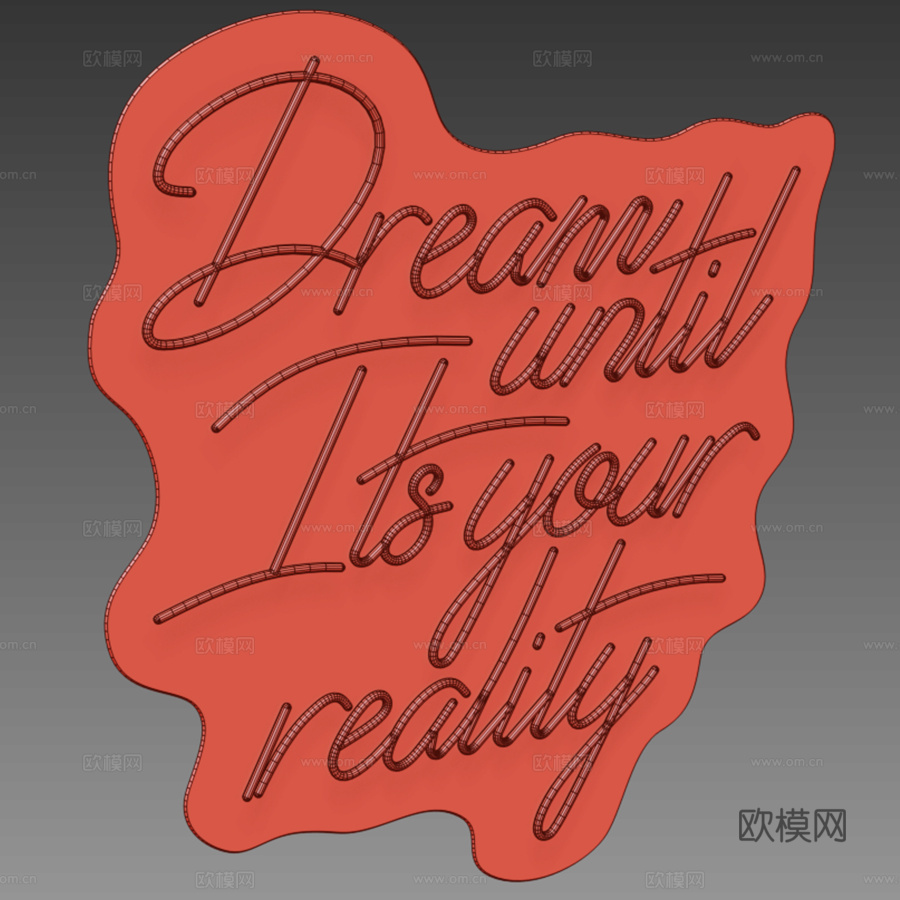 200款霓虹灯模块套装3d模型