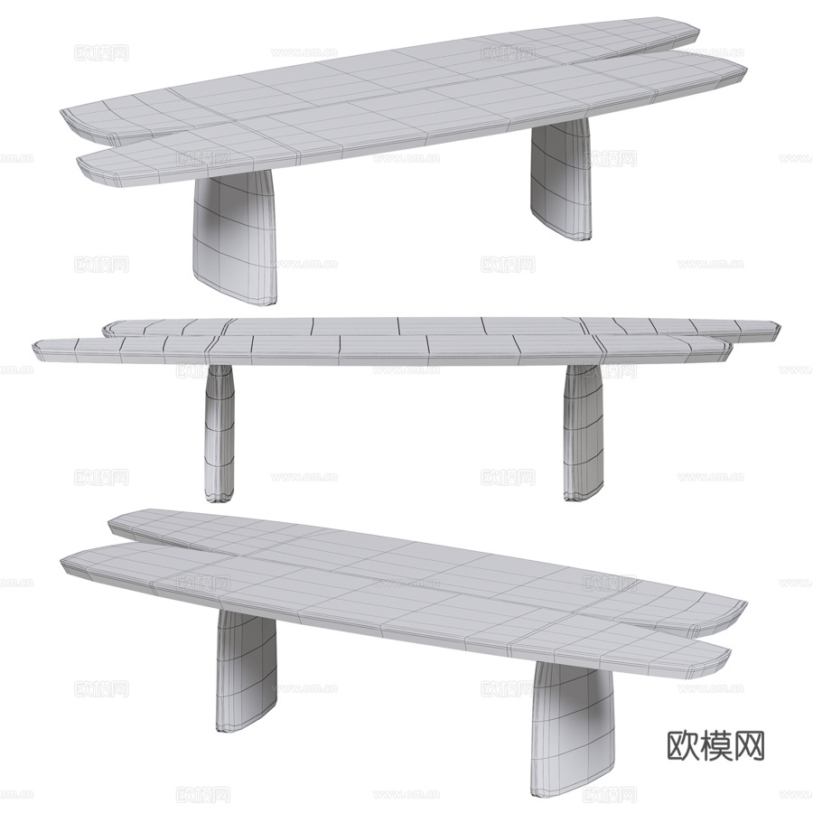 PLANK鸡尾酒桌 by3d模型下载（渲染图4）