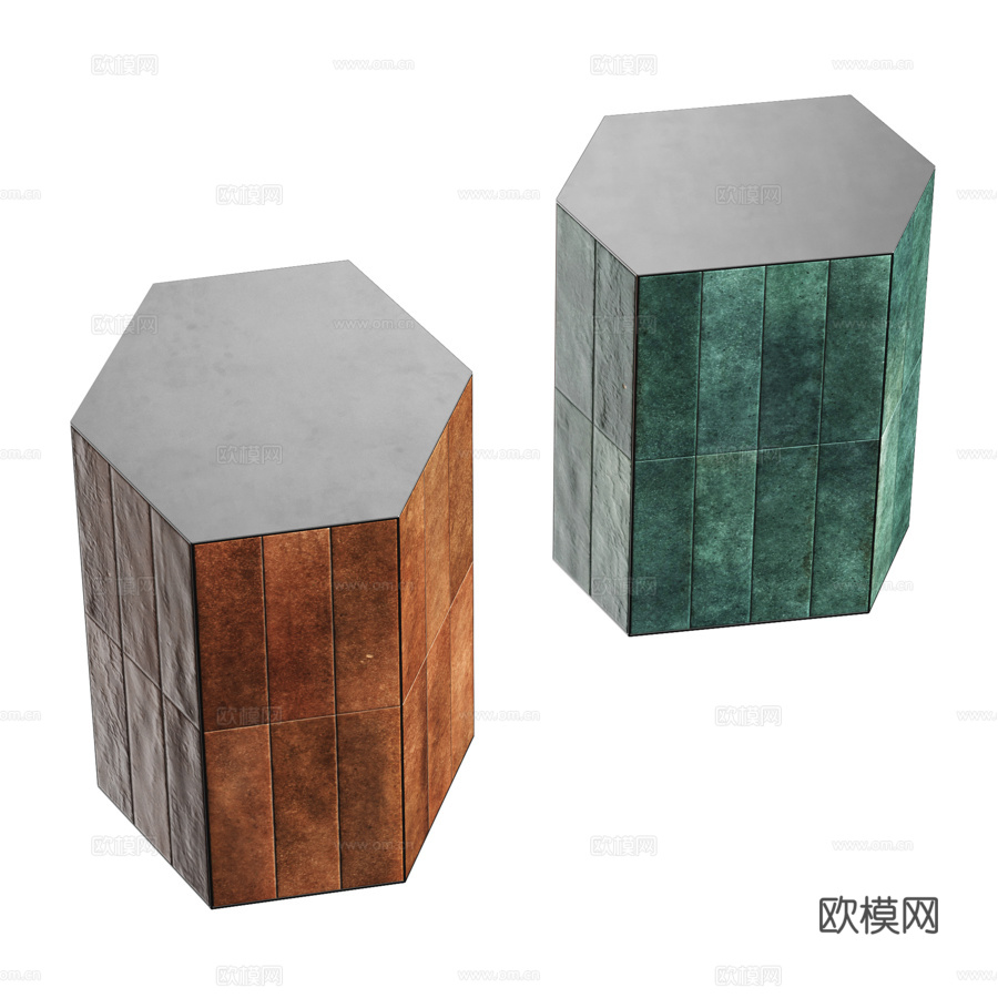 Minotti Andree 1边桌3d模型下载（渲染图3）