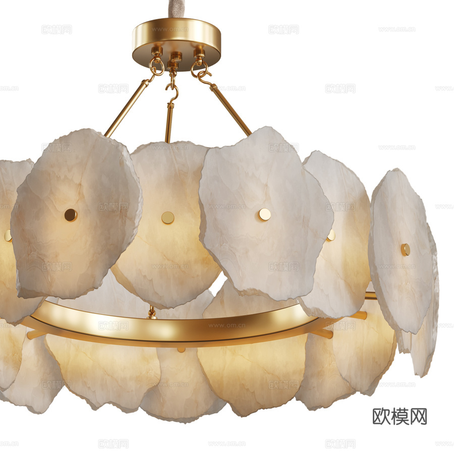 大理石吊灯 ø 603d模型