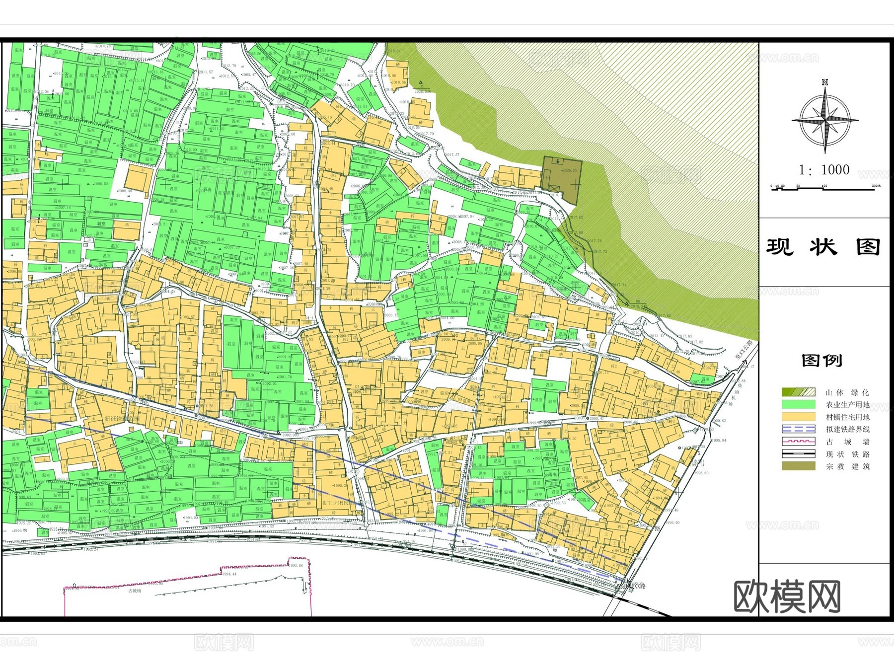 县镇乡村建设规划图CAD施工图集cad施工图