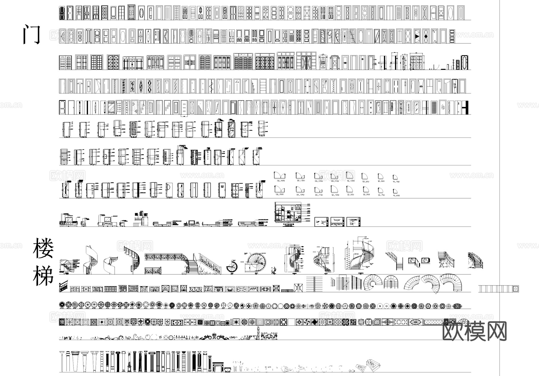 室内家装工装图块图库CAD施工图合集cad施工图