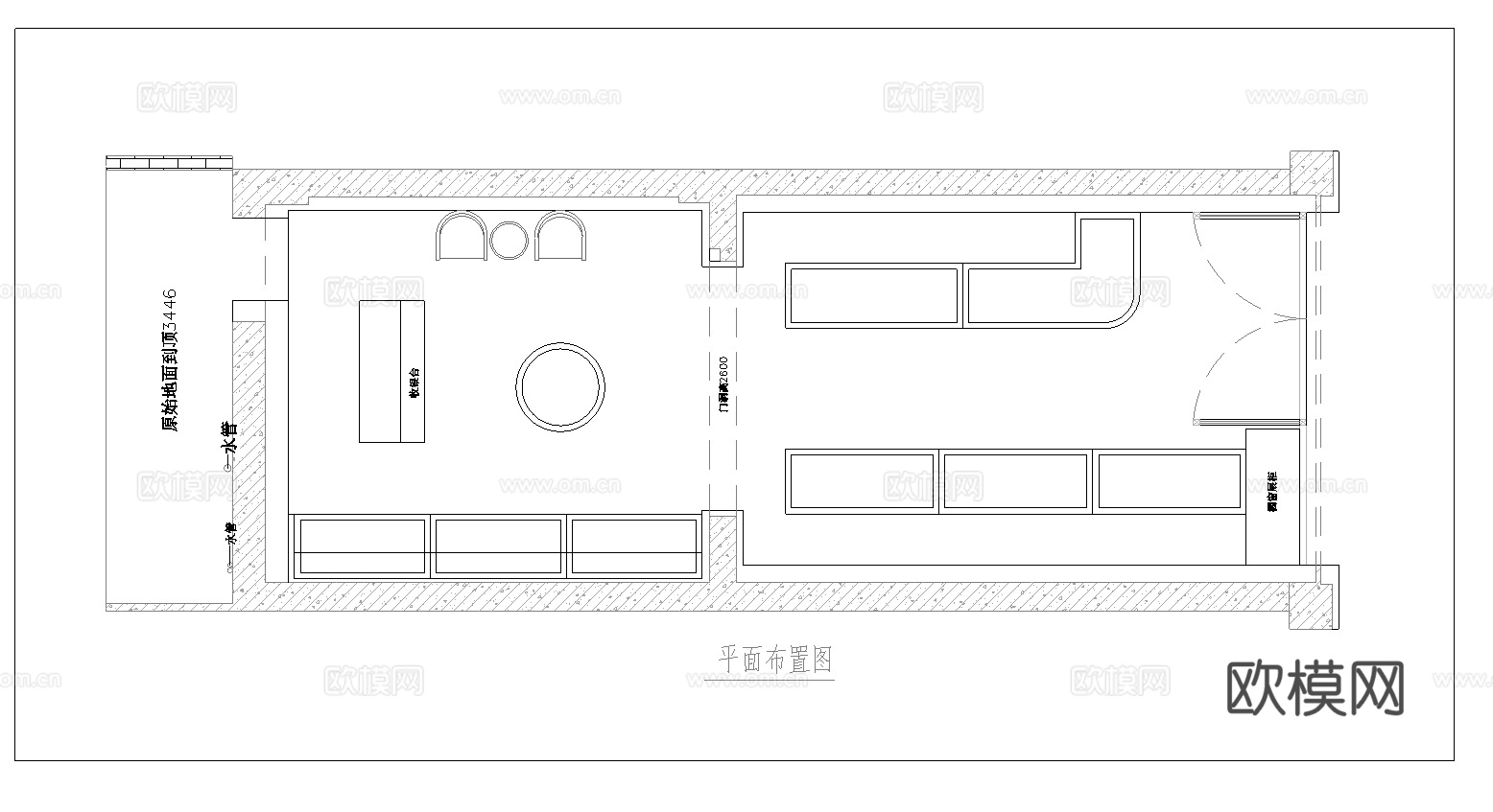 珠宝店 最新全套施工图设计cad施工图