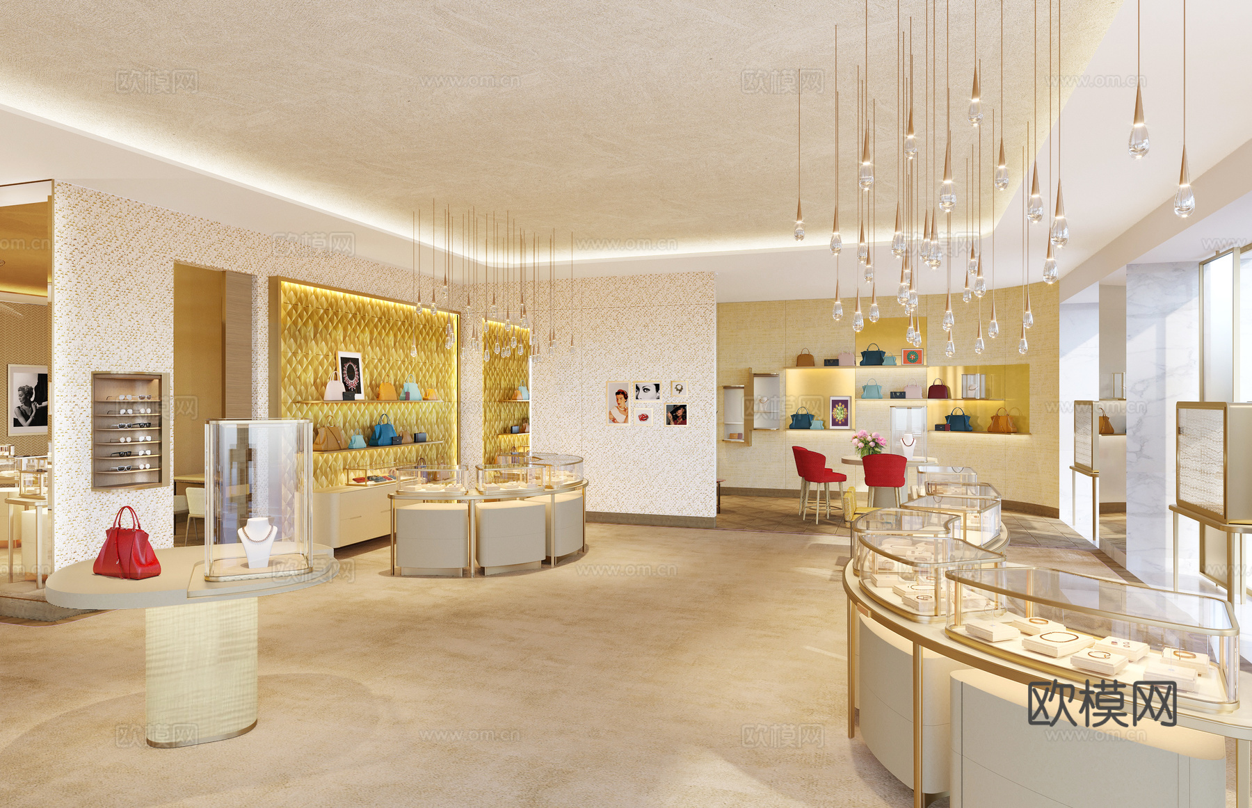 珠宝店 最新全套施工图设计cad施工图