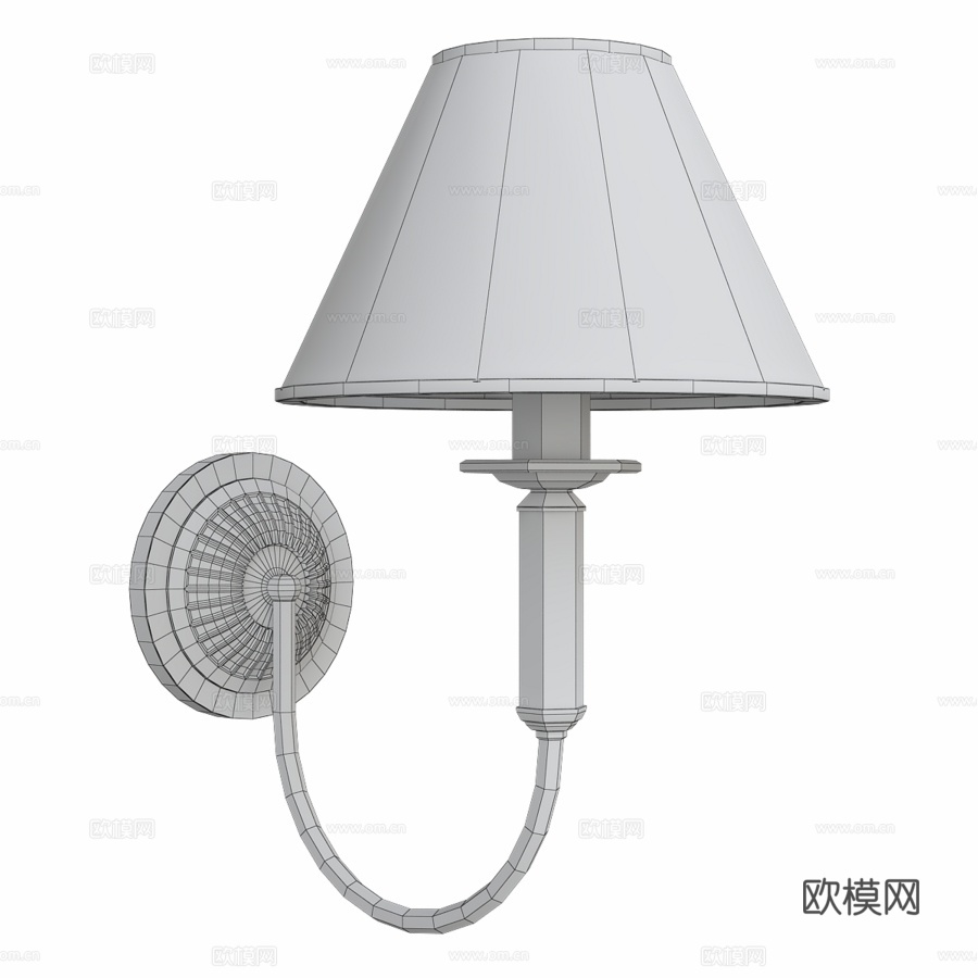 加州艺术灯3d模型下载（渲染图2）