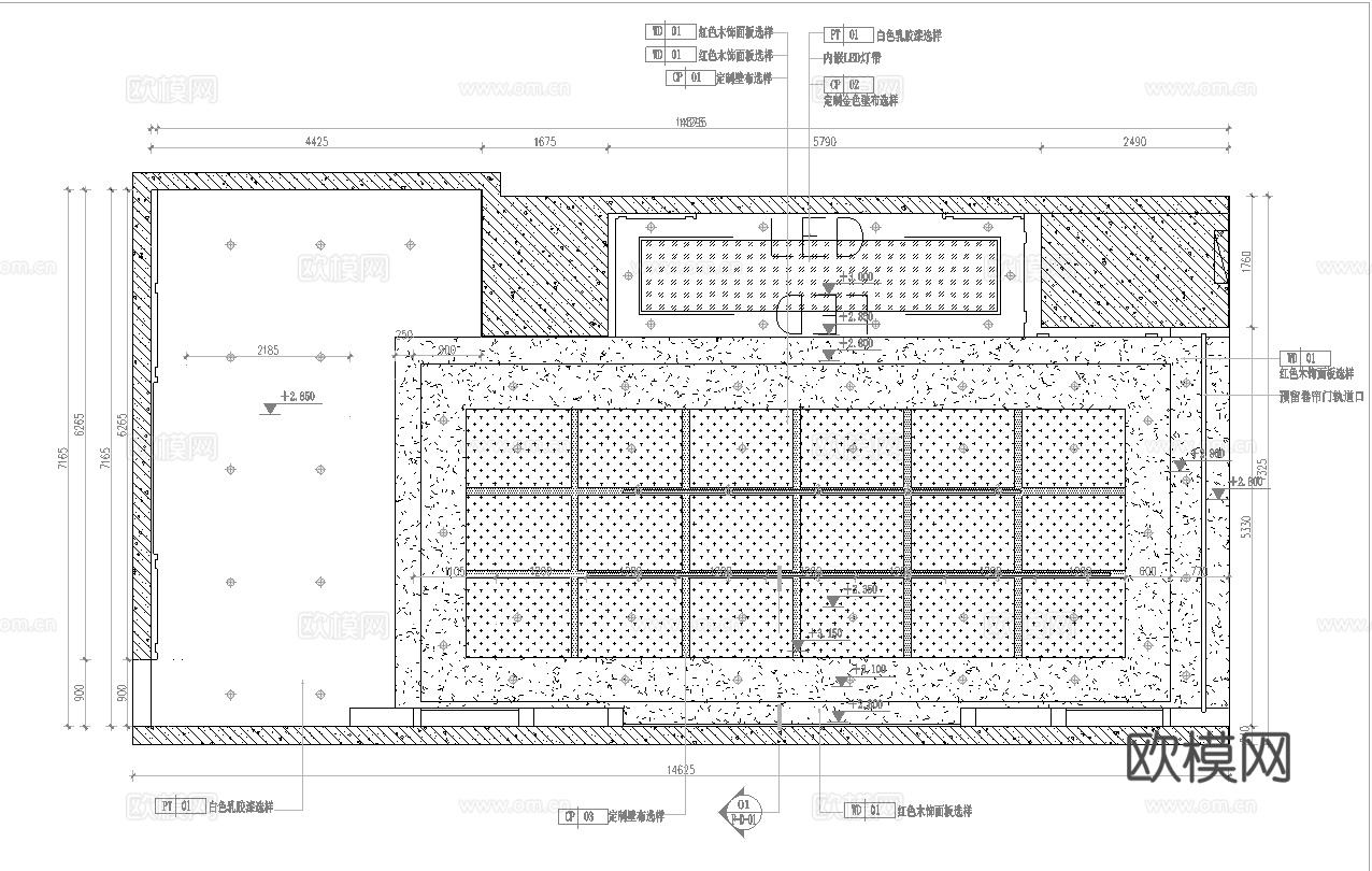 珠宝店 最新全套施工图设计cad施工图