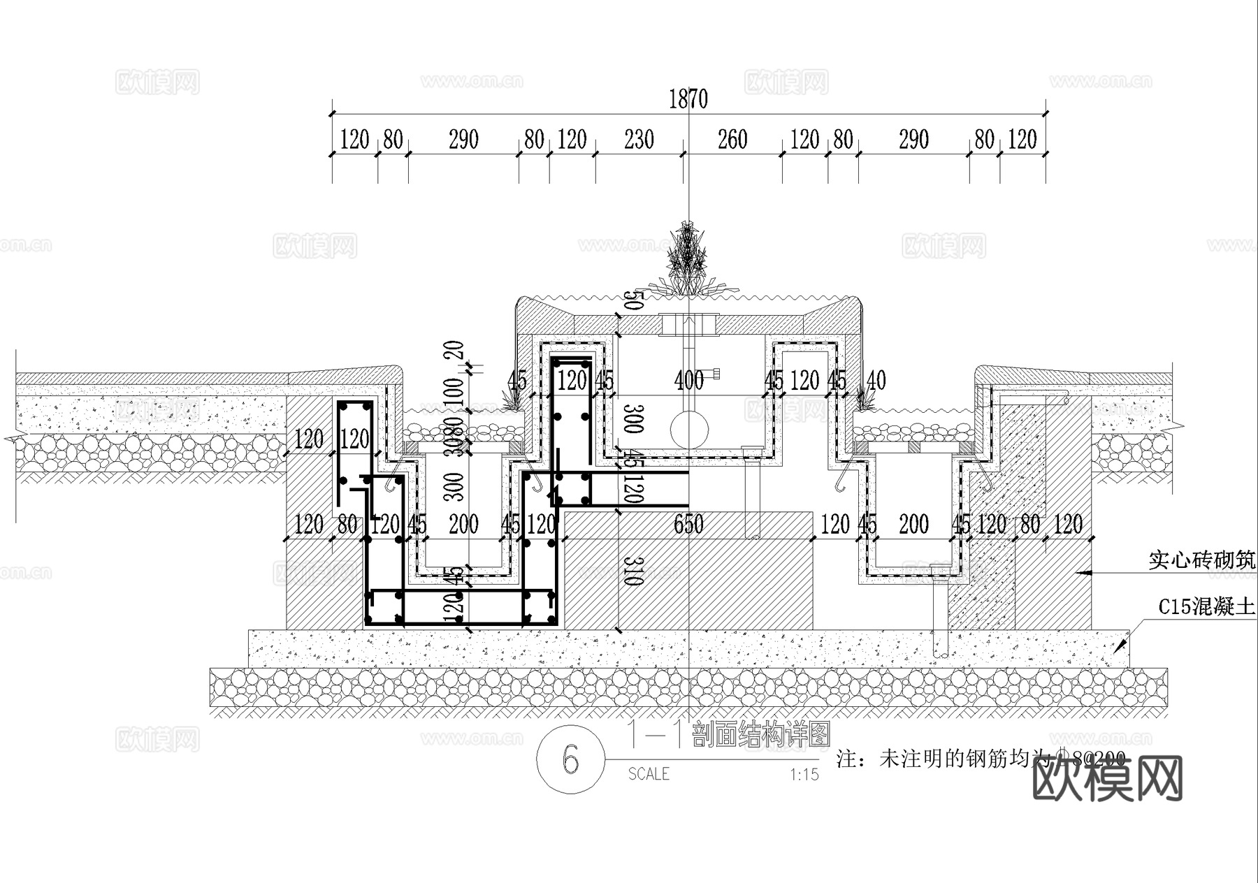 水景 喷泉 涌泉 跌水叠水 镜面水景 水池cad施工图