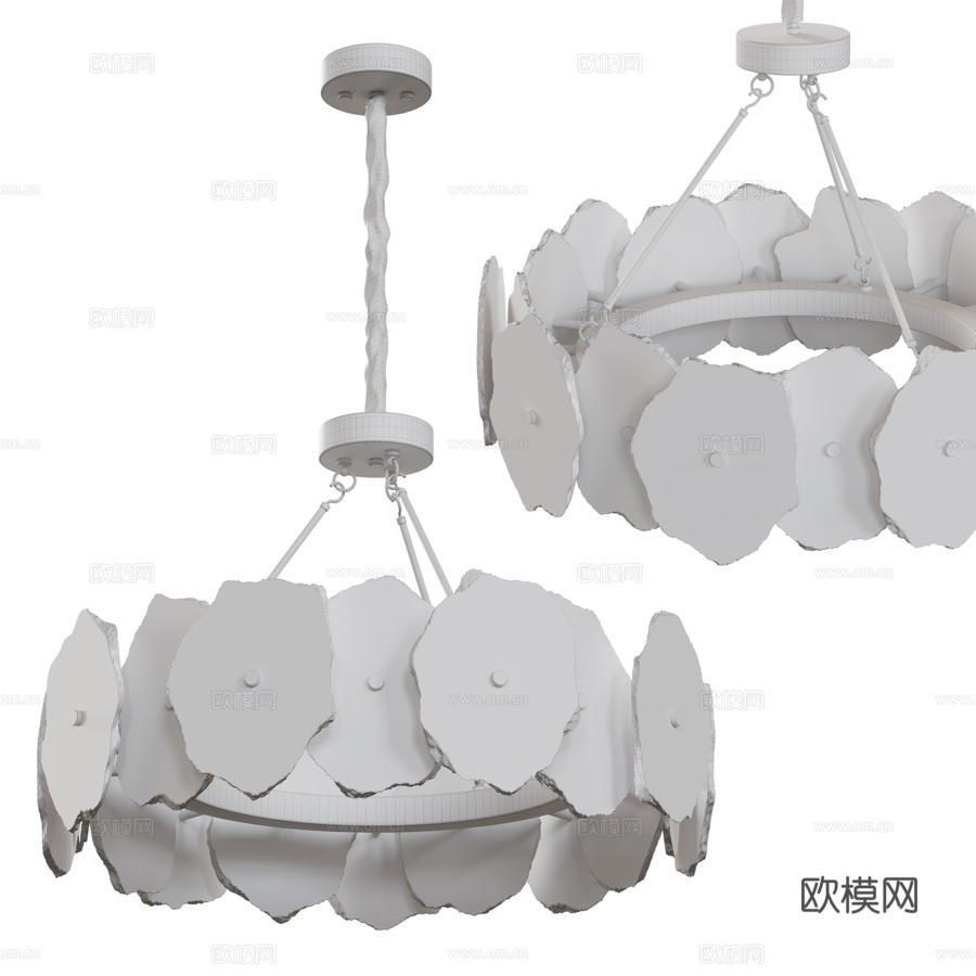 大理石吊灯 ø 603d模型