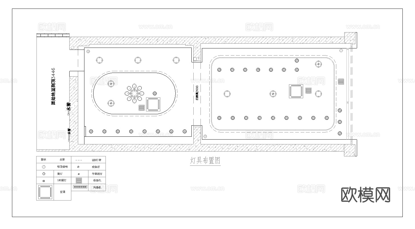 珠宝店 最新全套施工图设计cad施工图